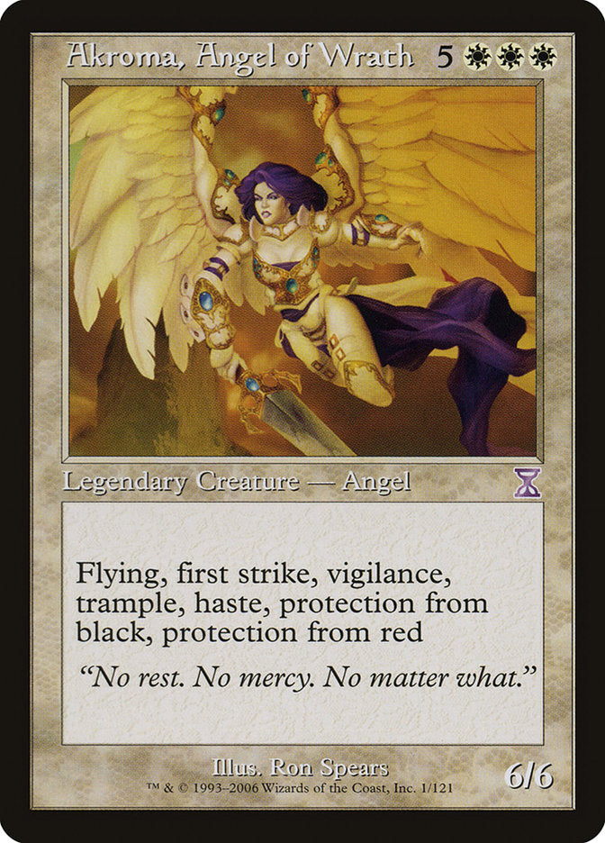 Akroma, Angel of Wrath [Time Spiral Timeshifted] | Anubis Games and Hobby