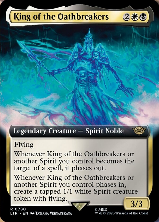 King of the Oathbreakers (Extended Art) (Surge Foil) [The Lord of the Rings: Tales of Middle-Earth] | Anubis Games and Hobby