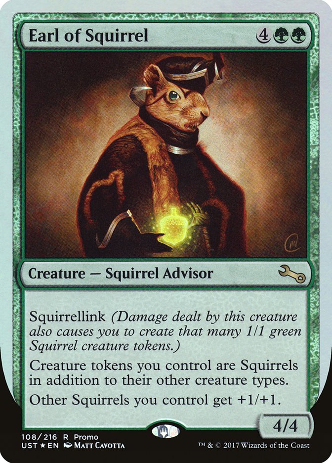 Earl of Squirrel (Draft Weekend) [Unstable Promos] | Anubis Games and Hobby