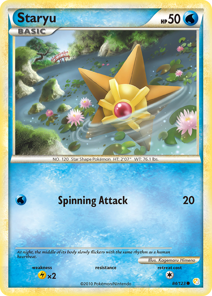 Staryu (84/123) [HeartGold & SoulSilver: Base Set] | Anubis Games and Hobby