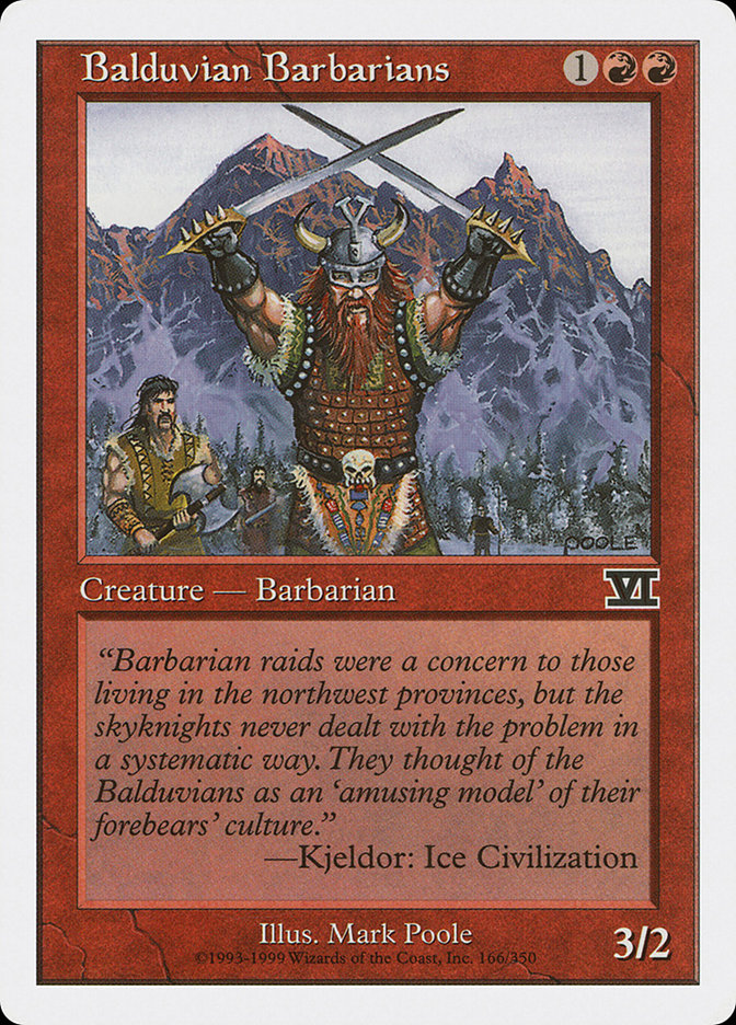 Balduvian Barbarians [Classic Sixth Edition] | Anubis Games and Hobby
