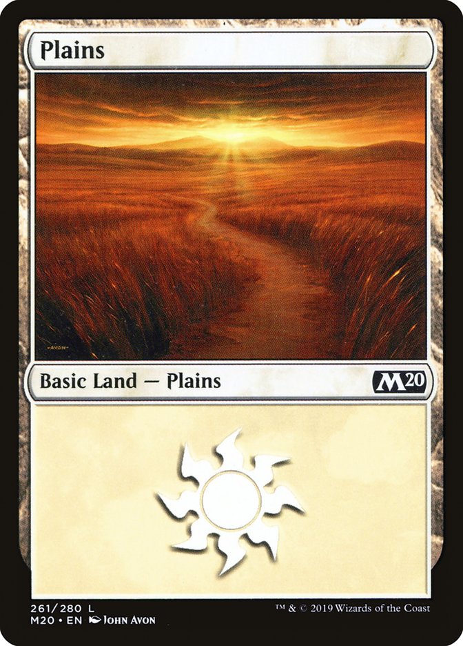 Plains (261) [Core Set 2020] | Anubis Games and Hobby