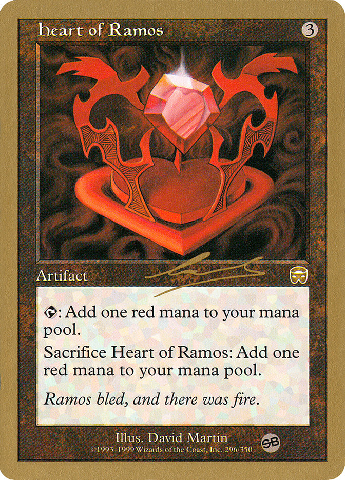 Heart of Ramos (Nicolas Labarre) (SB) [World Championship Decks 2000] | Anubis Games and Hobby