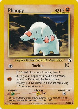 Phanpy (43/111) [Neo Genesis Unlimited] | Anubis Games and Hobby
