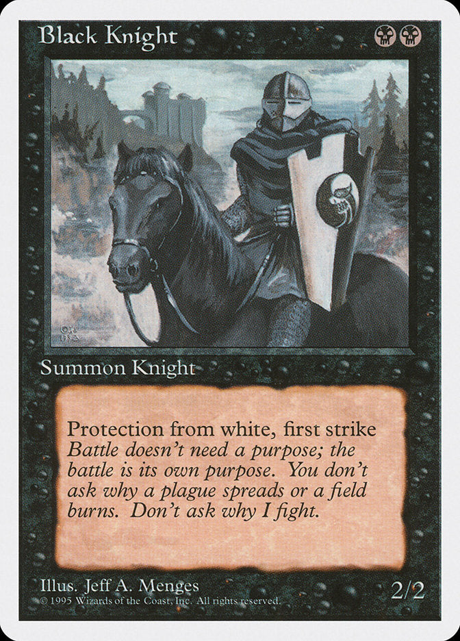 Black Knight [Fourth Edition] | Anubis Games and Hobby