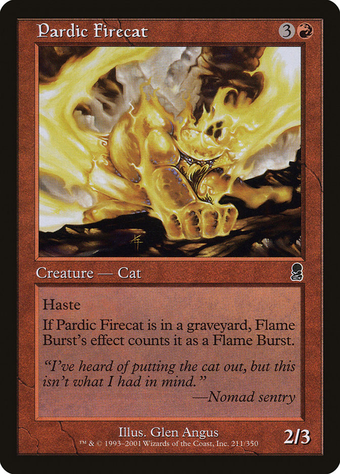 Pardic Firecat [Odyssey] | Anubis Games and Hobby