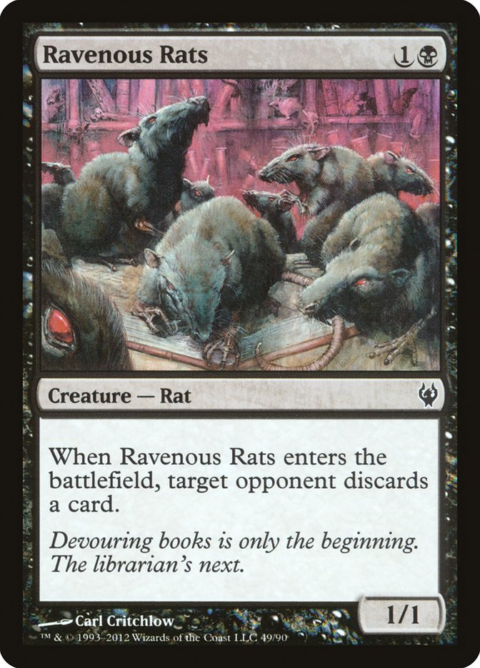 Ravenous Rats [Duel Decks: Izzet vs. Golgari] | Anubis Games and Hobby