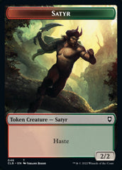 Satyr // Beast Double-Sided Token [Commander Legends: Battle for Baldur's Gate Tokens] | Anubis Games and Hobby