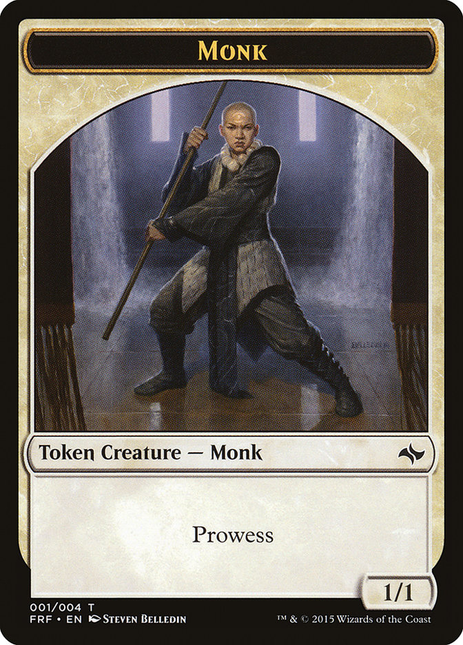 Monk Token [Fate Reforged Tokens] | Anubis Games and Hobby