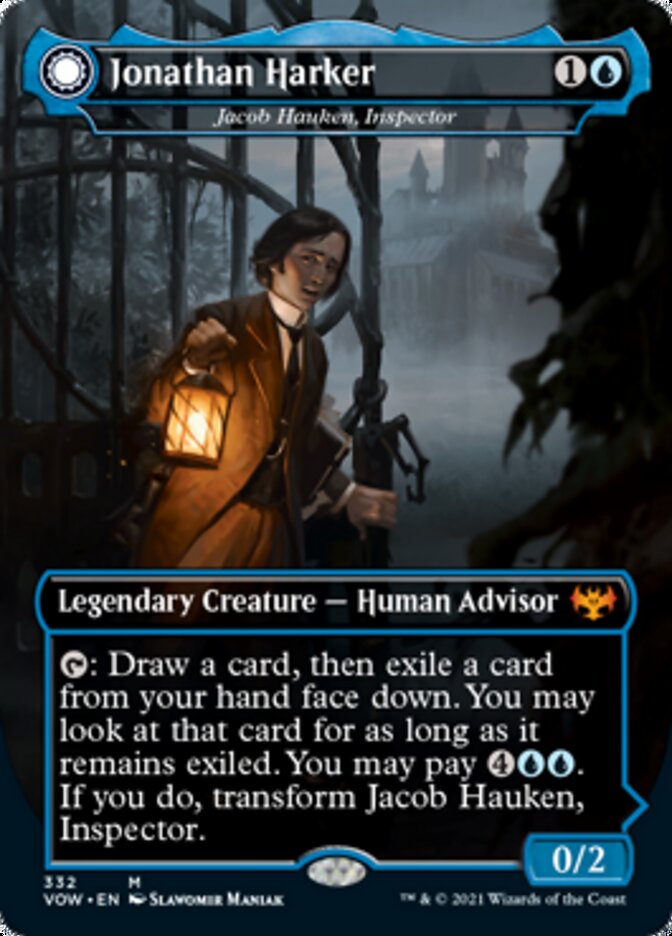 Jacob Hauken, Inspector // Hauken's Insight - Jonathan Harker // Harker's Obsessive Inquiry [Innistrad: Crimson Vow] | Anubis Games and Hobby