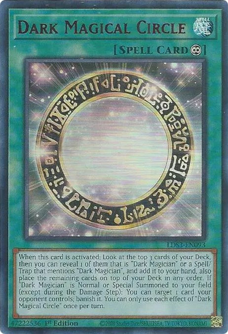 Dark Magical Circle (Red) [LDS3-EN093] Ultra Rare | Anubis Games and Hobby