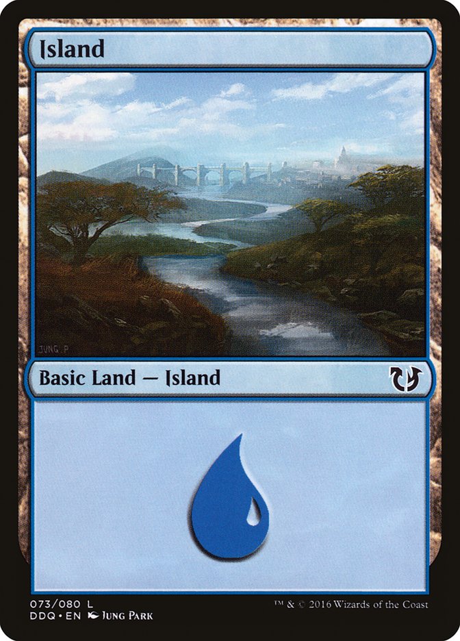 Island (73) [Duel Decks: Blessed vs. Cursed] | Anubis Games and Hobby