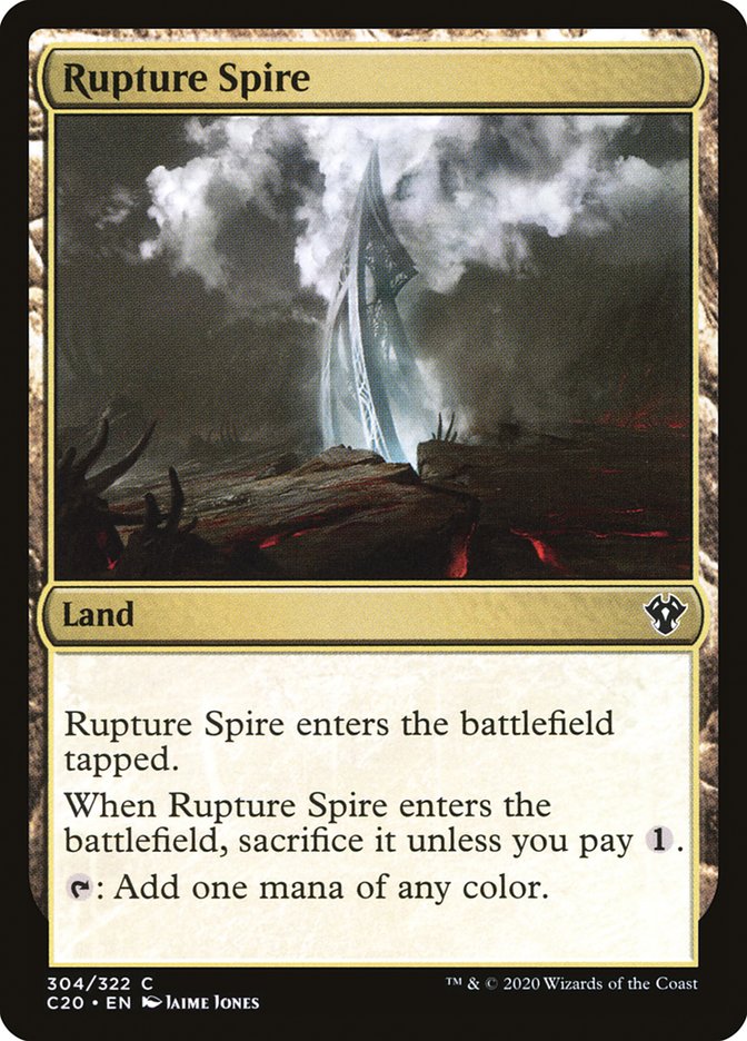 Rupture Spire [Commander 2020] | Anubis Games and Hobby