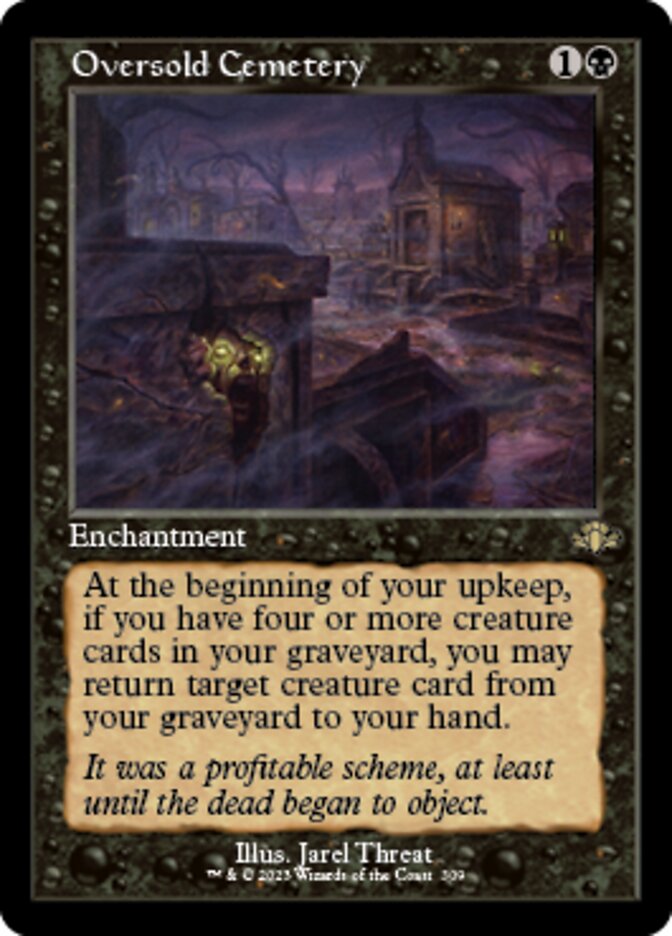 Oversold Cemetery (Retro) [Dominaria Remastered] | Anubis Games and Hobby
