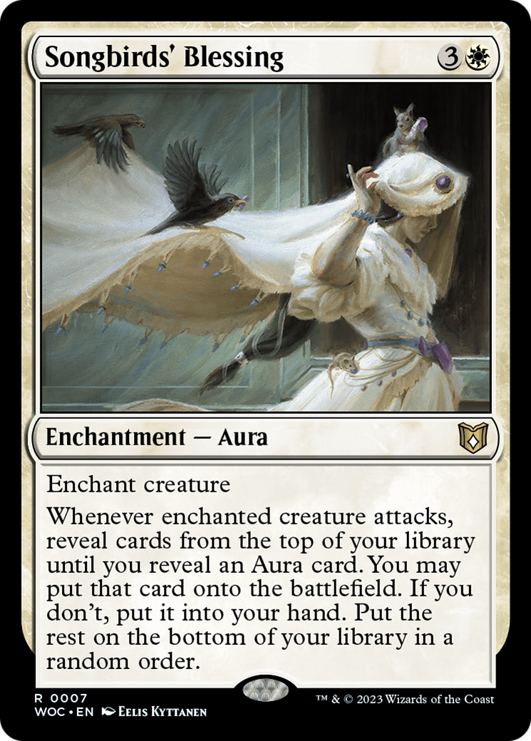 Songbirds' Blessing [Wilds of Eldraine Commander] | Anubis Games and Hobby