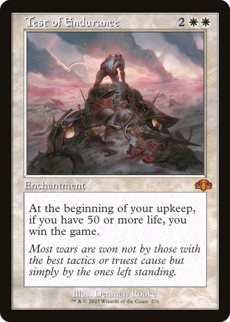 Test of Endurance (Retro) [Dominaria Remastered] | Anubis Games and Hobby