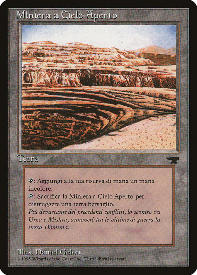 Strip Mine (Italian) - "Miniera a Cielo Aperto" [Rinascimento] | Anubis Games and Hobby