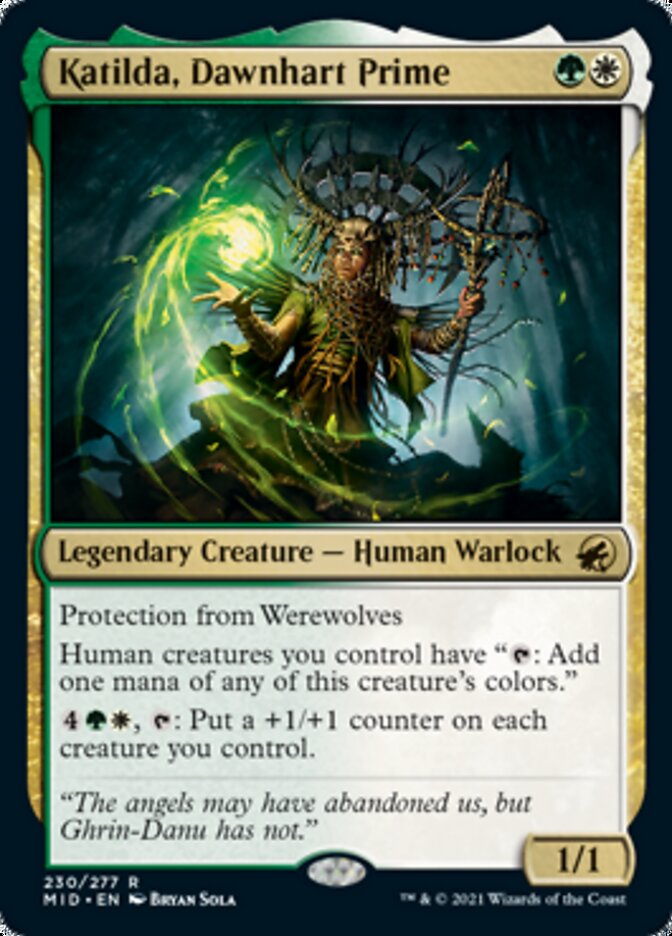 Katilda, Dawnhart Prime [Innistrad: Midnight Hunt] | Anubis Games and Hobby