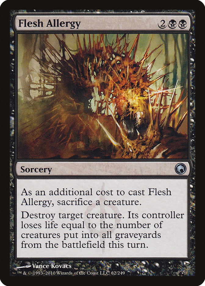 Flesh Allergy [Scars of Mirrodin] | Anubis Games and Hobby