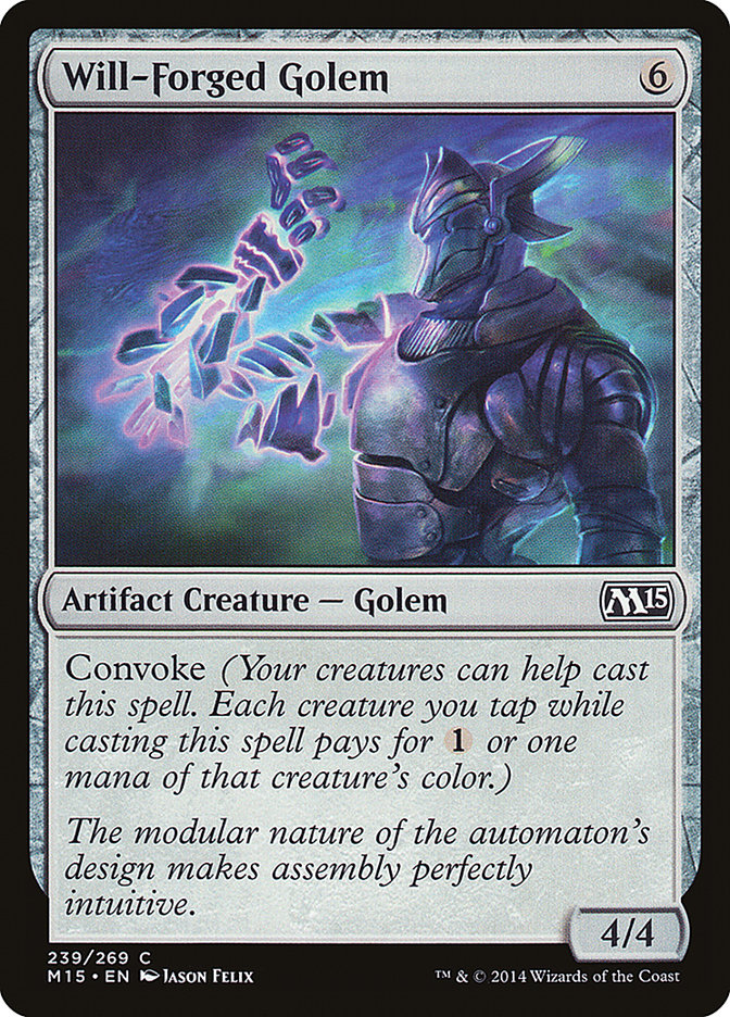 Will-Forged Golem [Magic 2015] | Anubis Games and Hobby