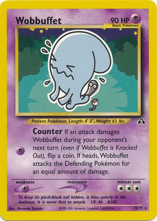 Wobbuffet (35/75) [Neo Discovery Unlimited] | Anubis Games and Hobby