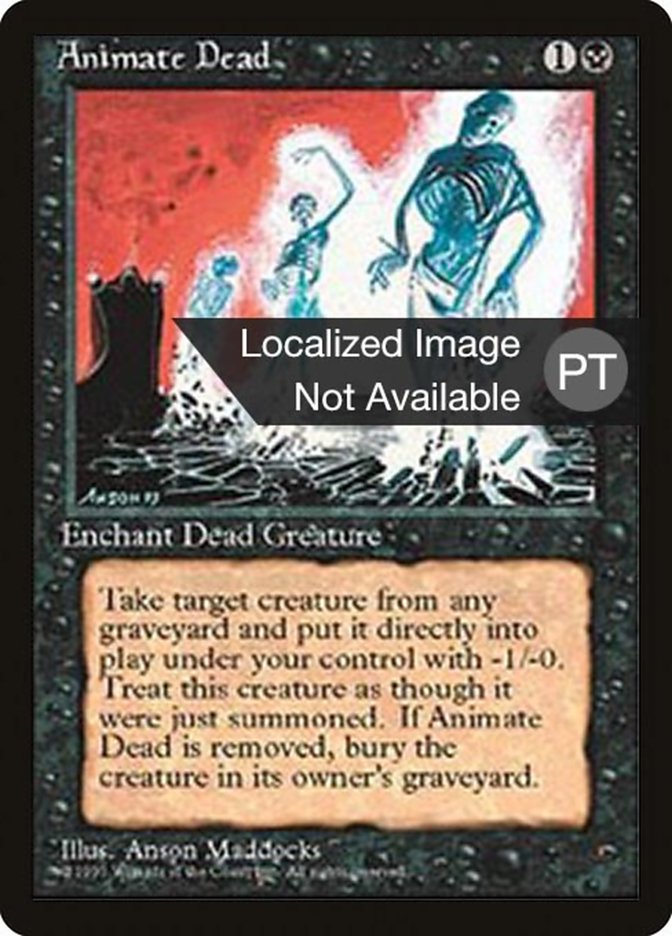 Animate Dead [Fourth Edition (Foreign Black Border)] | Anubis Games and Hobby