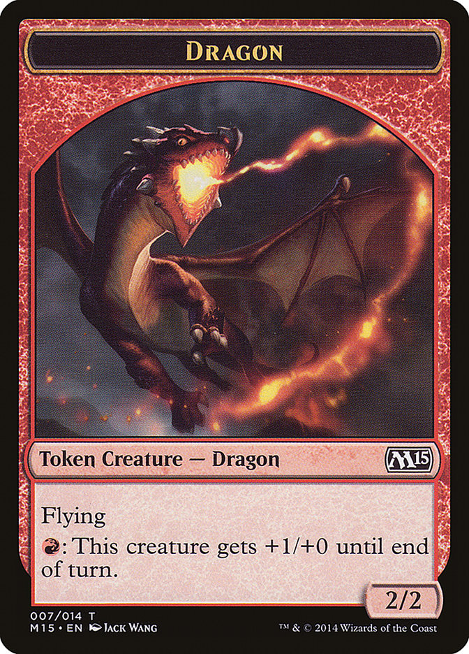 Dragon Token [Magic 2015 Tokens] | Anubis Games and Hobby