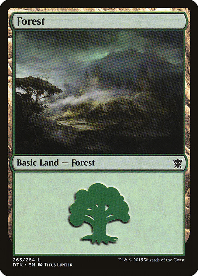 Forest (263) [Dragons of Tarkir] | Anubis Games and Hobby