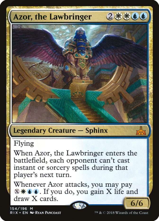Azor, the Lawbringer [Rivals of Ixalan] | Anubis Games and Hobby