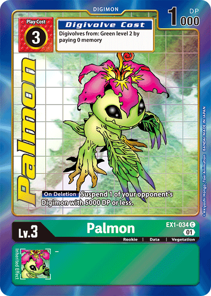 Palmon [EX1-034] (Alternate Art) [Classic Collection] | Anubis Games and Hobby