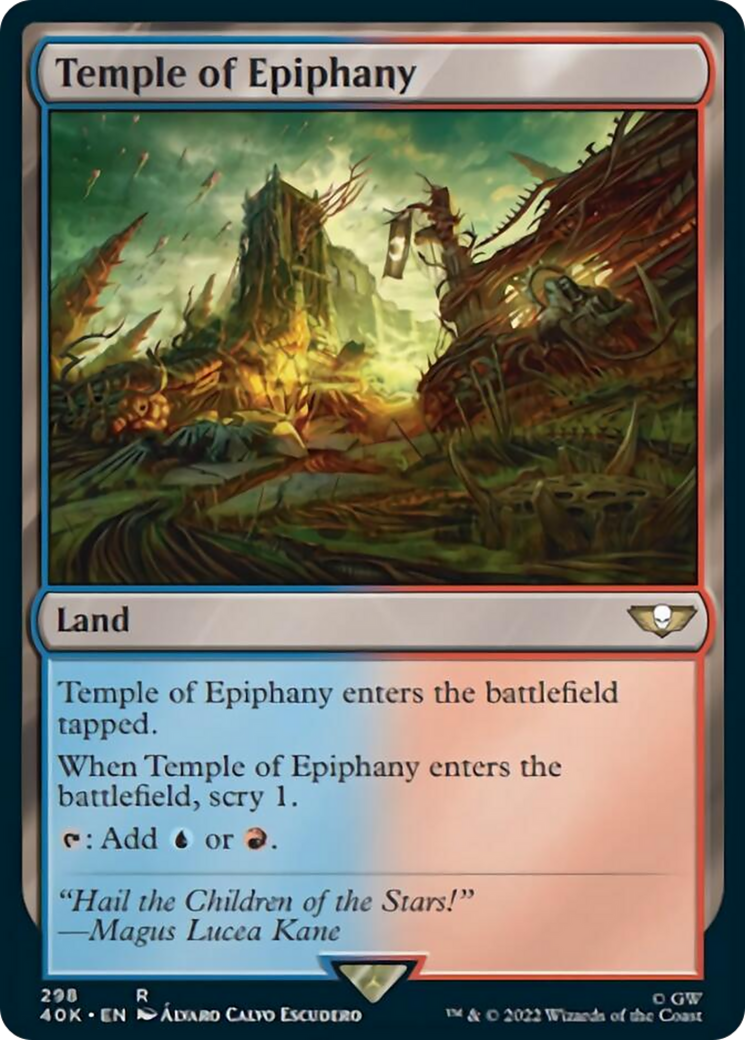 Temple of Epiphany (Surge Foil) [Warhammer 40,000] | Anubis Games and Hobby