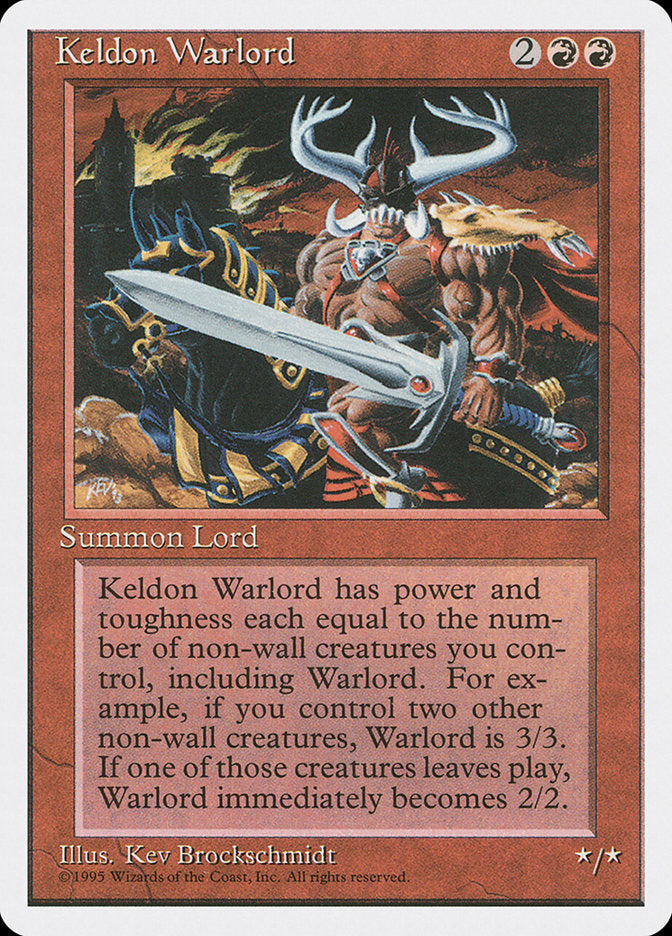 Keldon Warlord [Fourth Edition] | Anubis Games and Hobby