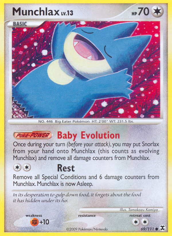 Munchlax (69/111) [Platinum: Rising Rivals] | Anubis Games and Hobby