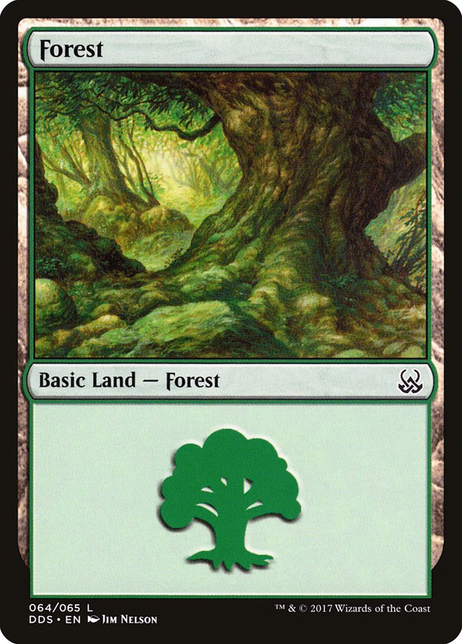 Forest (64) [Duel Decks: Mind vs. Might] | Anubis Games and Hobby