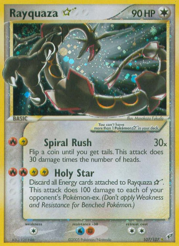 Rayquaza Star (107/107) [EX: Deoxys] | Anubis Games and Hobby