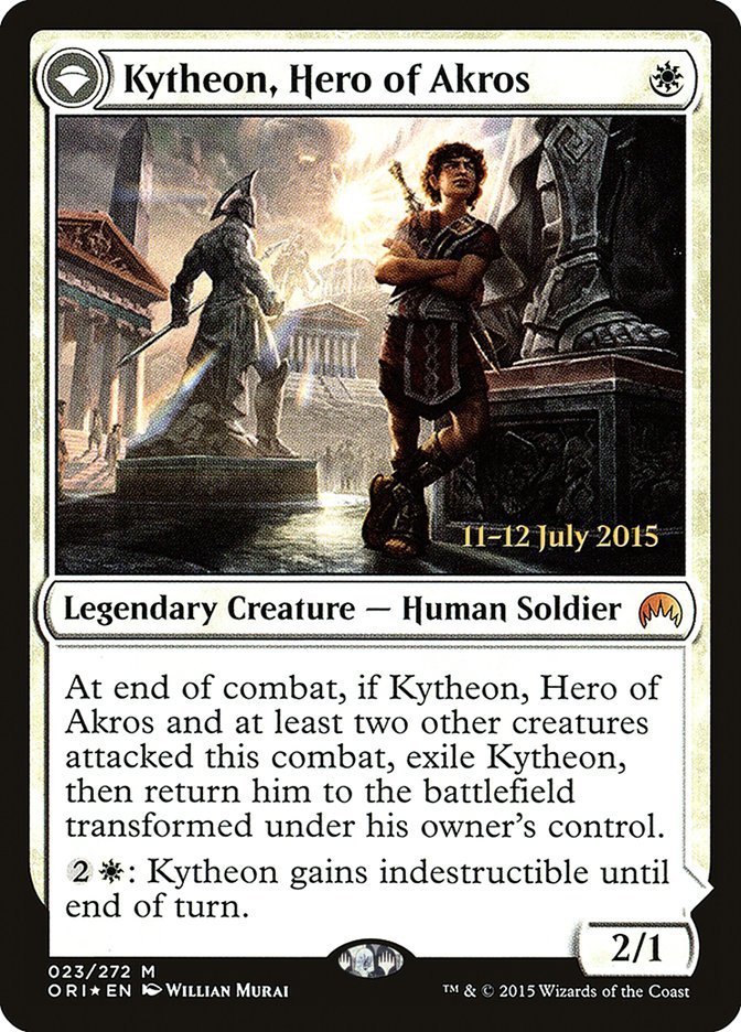 Kytheon, Hero of Akros // Gideon, Battle-Forged [Magic Origins Prerelease Promos] | Anubis Games and Hobby