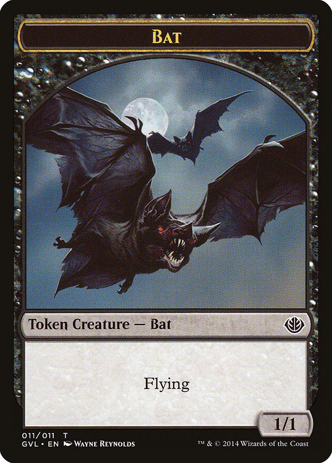 Bat Token (Garruk vs. Liliana) [Duel Decks Anthology Tokens] | Anubis Games and Hobby