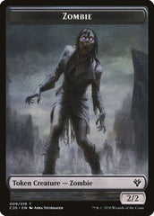 Human Soldier (005) // Zombie Double-Sided Token [Commander 2020 Tokens] | Anubis Games and Hobby