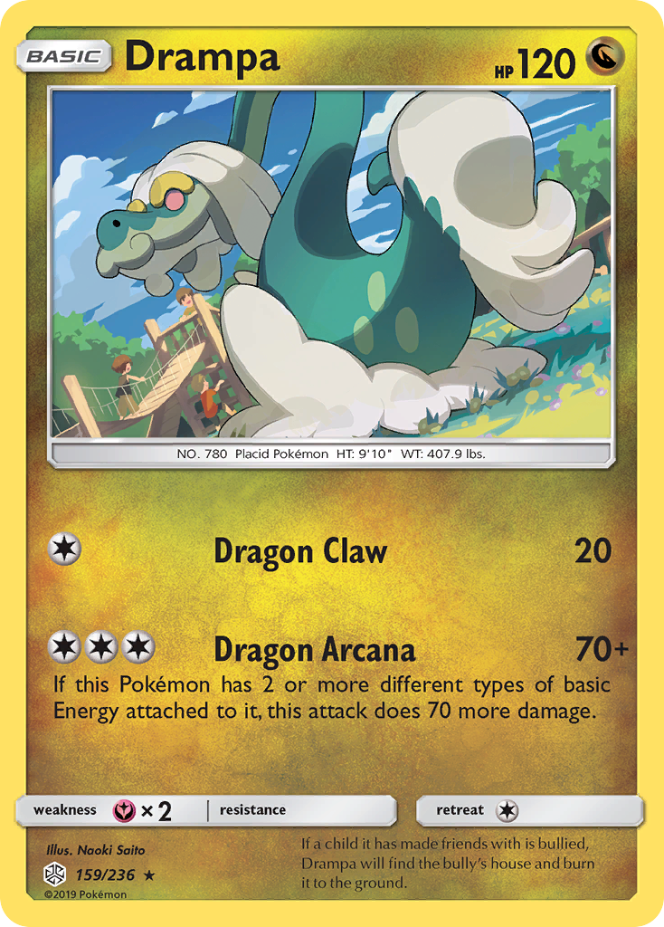 Drampa (159/236) [Sun & Moon: Cosmic Eclipse] | Anubis Games and Hobby