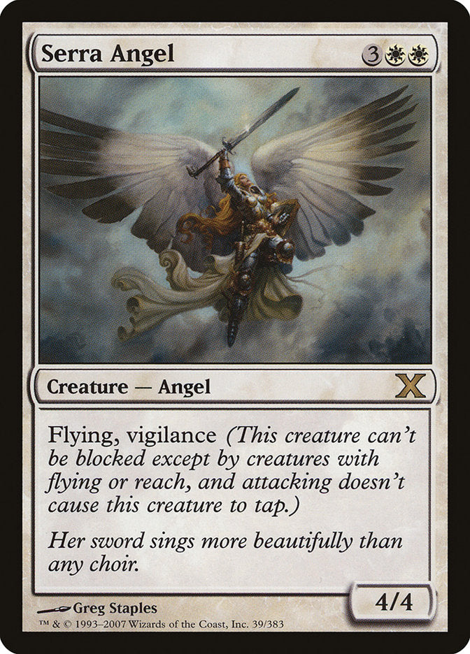 Serra Angel [Tenth Edition] | Anubis Games and Hobby