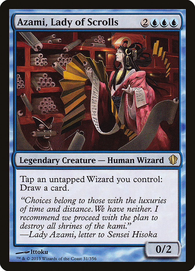 Azami, Lady of Scrolls [Commander 2013] | Anubis Games and Hobby