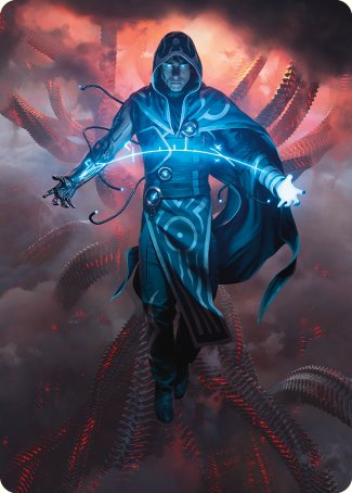 Jace, the Perfected Mind Art Card [Phyrexia: All Will Be One Art Series] | Anubis Games and Hobby