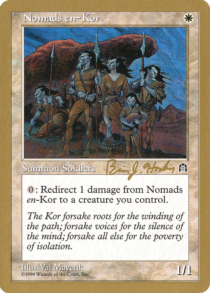 Nomads en-Kor (Brian Hacker) [World Championship Decks 1998] | Anubis Games and Hobby