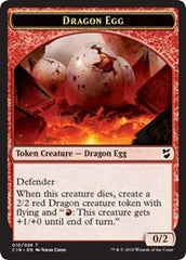 Dragon Egg // Dragon Double-Sided Token [Commander 2018 Tokens] | Anubis Games and Hobby