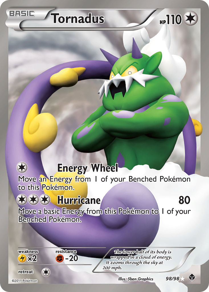 Tornadus (98/98) [Black & White: Emerging Powers] | Anubis Games and Hobby