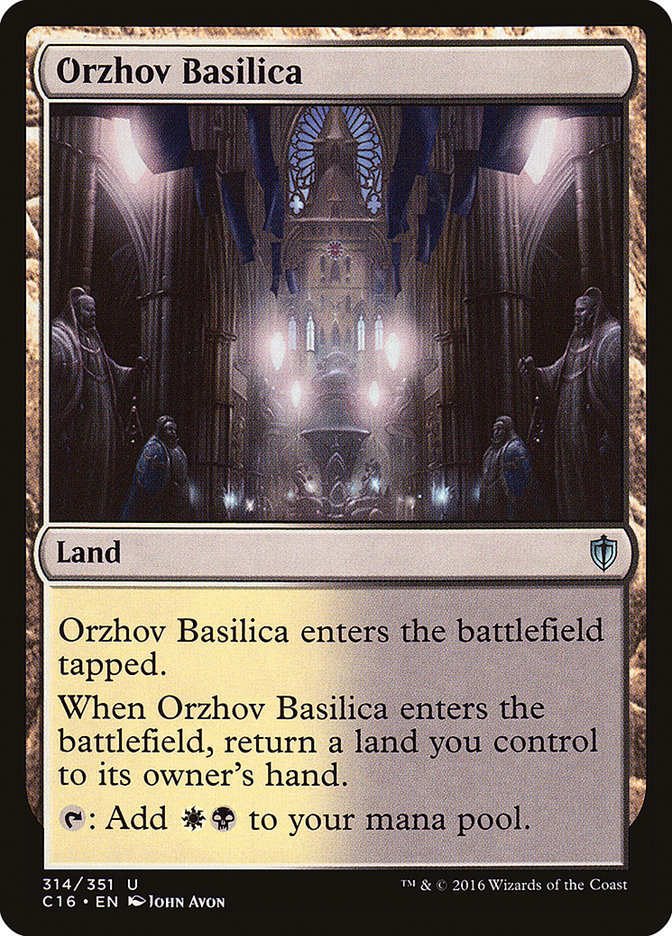 Orzhov Basilica [Commander 2016] | Anubis Games and Hobby