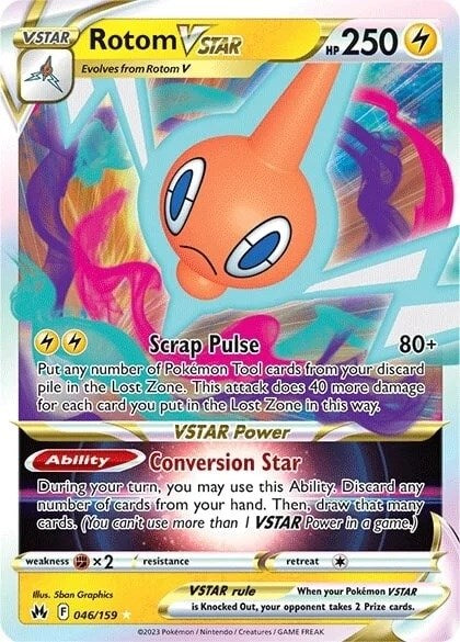 Rotom VSTAR (046/159) [Sword & Shield: Crown Zenith] | Anubis Games and Hobby