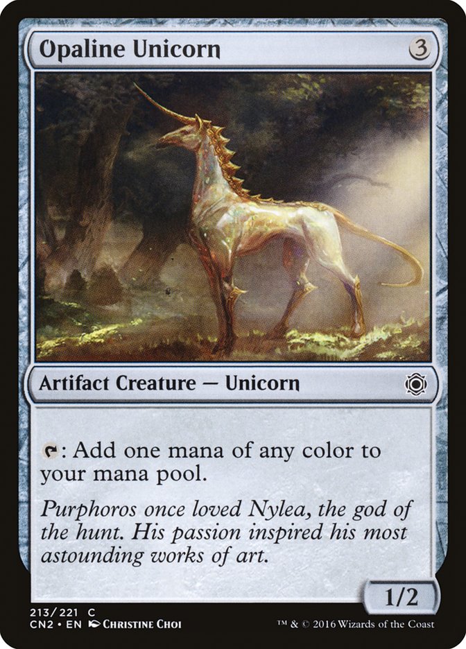 Opaline Unicorn [Conspiracy: Take the Crown] | Anubis Games and Hobby