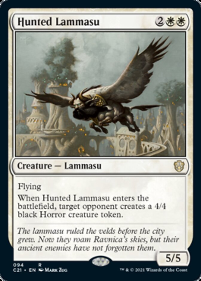 Hunted Lammasu [Commander 2021] | Anubis Games and Hobby