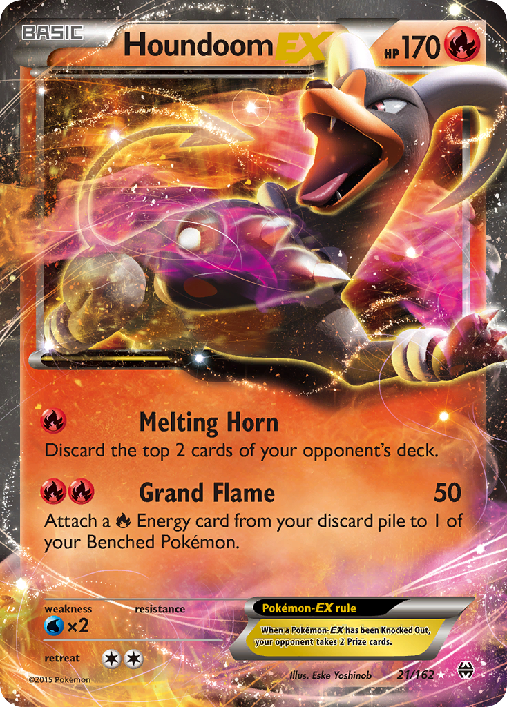 Houndoom EX (21/162) [XY: BREAKthrough] | Anubis Games and Hobby